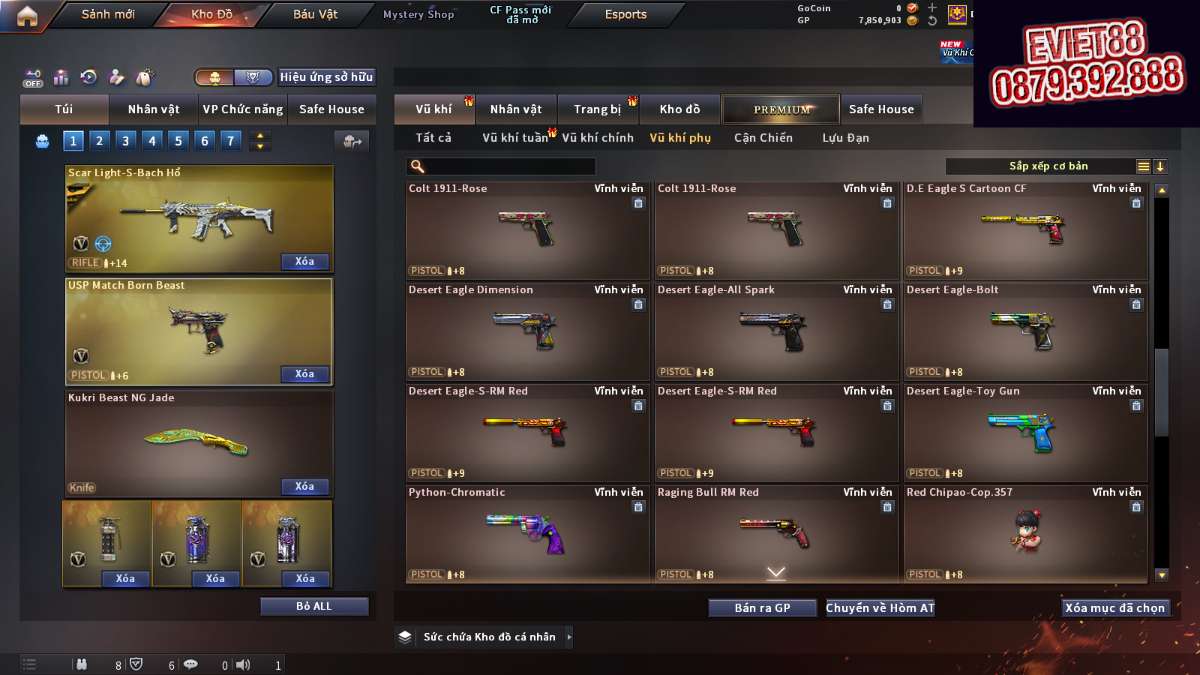 shop acc cf uy tin gia re
